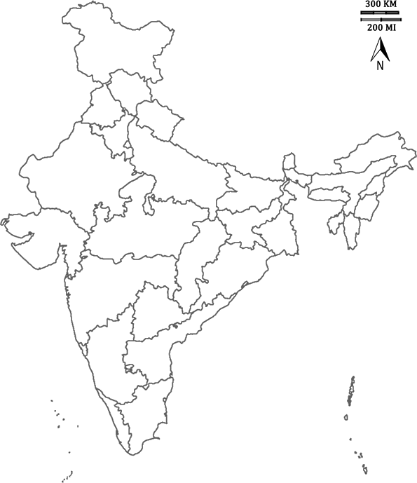 India Map Outline
